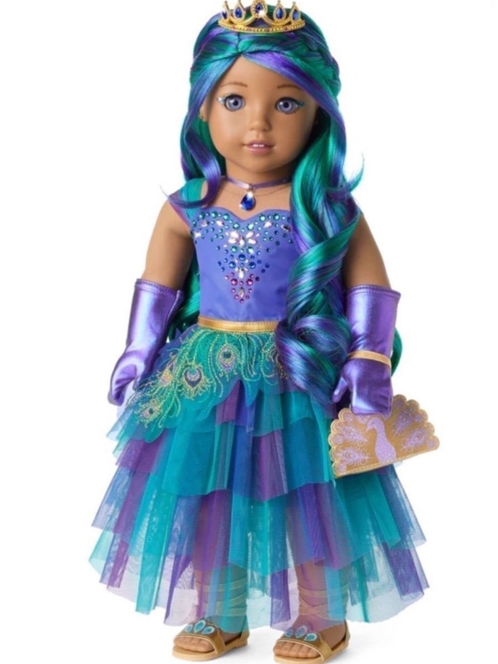 NIB AMERICAN GIRL 2022 SAPPHIRE SPLENDOR COLLECTOR DOLL Swarovski Crystal